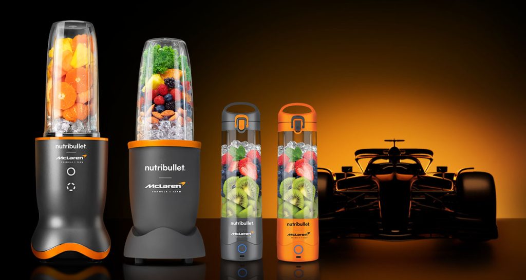 Fart på i køkkenet: McLaren og Nutribullet i højoktan samarbejde