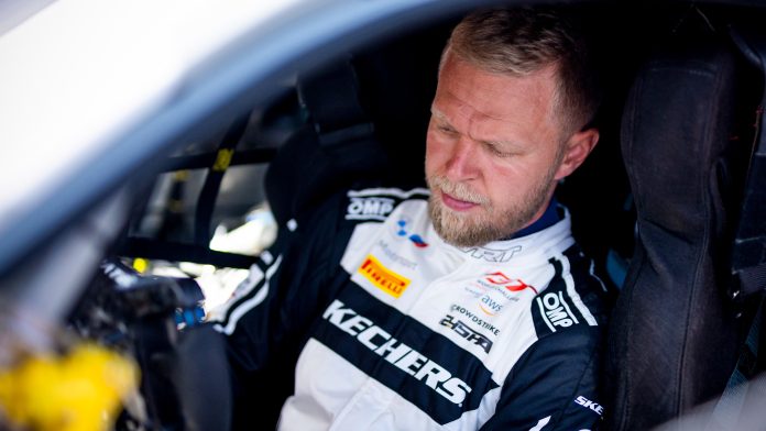 Frustreret Kevin Magnussen slå ud: 