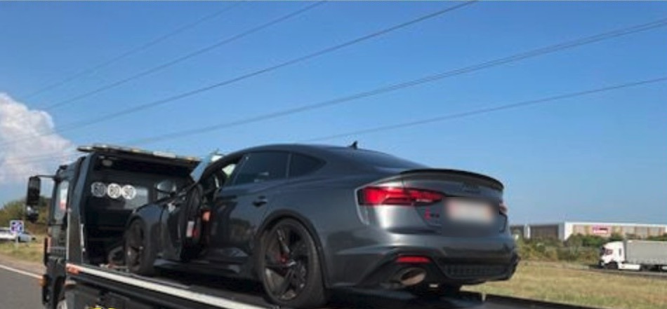 Audi stoppet med 285 km/t – det var ejers mindste problem