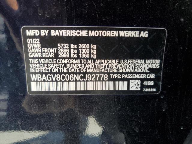 WBAGV8C06NCJ92778