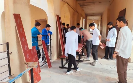 بجهود ذاتية… إعدادية الفاو الصناعية تعيد الحياة للمقاعد الدراسية