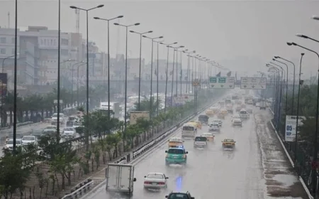 حالة الطقس.. أمطار خفيفة بدءاً من الاثنين