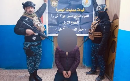 عمليات البصرة تعلن القبض على 8 مطلوبين ومخالفين خلال 24 ساعة