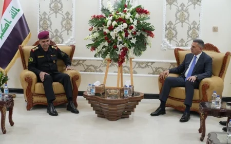 محافظ البصرة يبحث مع قيادة مكافحة الإرهاب تعزيز التنسيق الأمني في المنطقة الجنوبية
