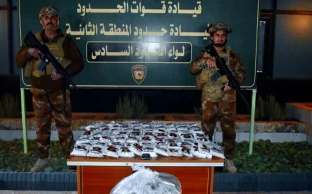 اسقاط بالون يحمل 30 كغم من المخدرات غربي الانبار