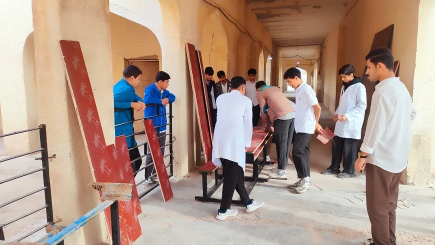 بجهود ذاتية… إعدادية الفاو الصناعية تعيد الحياة للمقاعد الدراسية