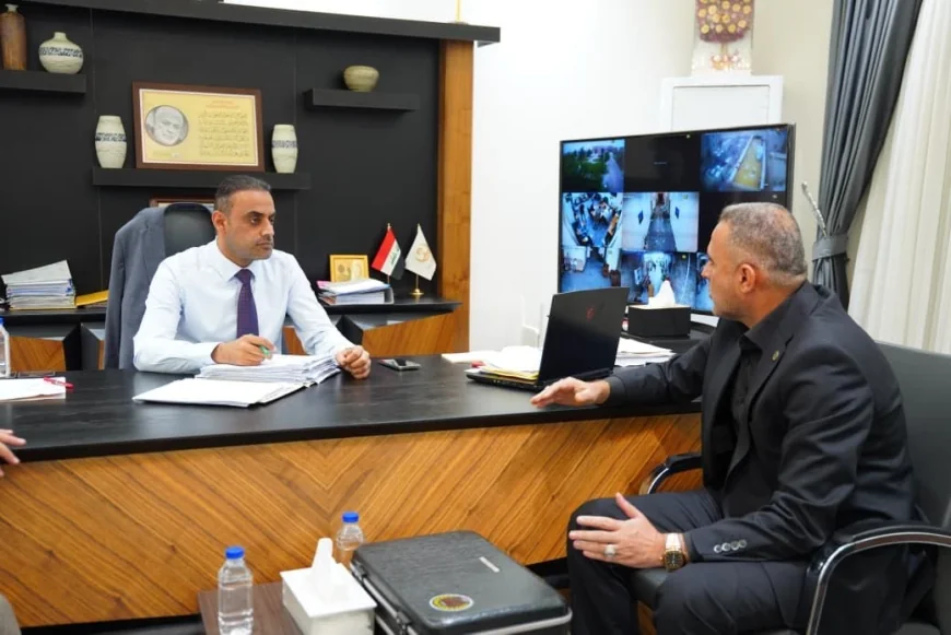 نائب محافظ البصرة يبحث متطلبات قضاء الصادق وفق توجيهات العيداني