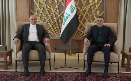 محافظ البصرة ورئيس مجلس المحافظة يبحثان الملفات الخدمية والأمنية