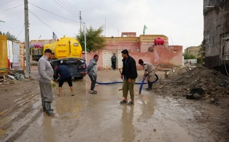 استجابة عاجلة للأمطار.. خطة طوارئ لسحب المياه في قضاء المدينة