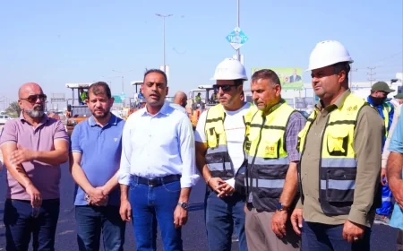 طريق الفاو – البصرة يمتد لأكثر من 95 كم ويربط جنوب المحافظة بمركزها