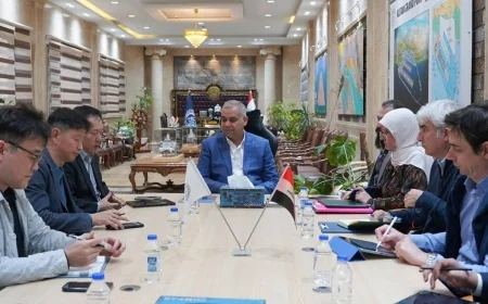 تنسيق عراقي – كوري – إيطالي لتسريع إنجاز نفق ميناء الفاو الكبير