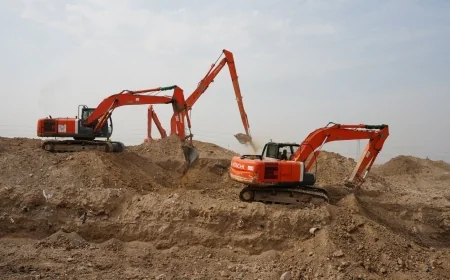 استئناف العمل بمشروع مجاري القرنة الكبير ونسبة الإنجاز تتخطى 48%