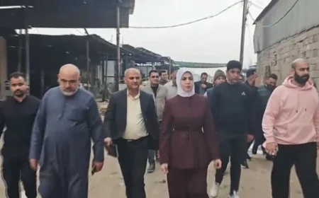 جولة اقتصادية في البصرة.. التميمي تستمع لمطالب تجار علوة حمدان