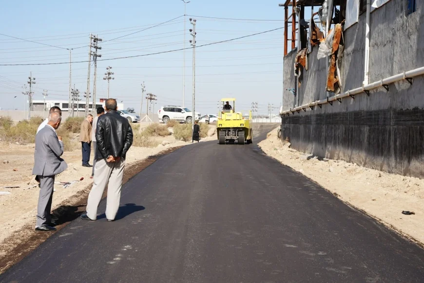 بنسبة إنجاز تخطت 75%.. قضاء عز الدين سليم يقترب من إكمال تبليط شوارعه الرئيسية