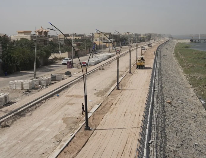 كورنيش المدينة.. لمسة جمال على ضفاف الفرات تكتمل ملامحها قبل عيد الفطر