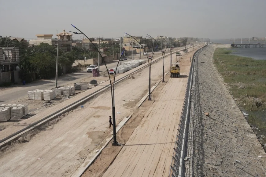 كورنيش المدينة.. لمسة جمال على ضفاف الفرات تكتمل ملامحها قبل عيد الفطر