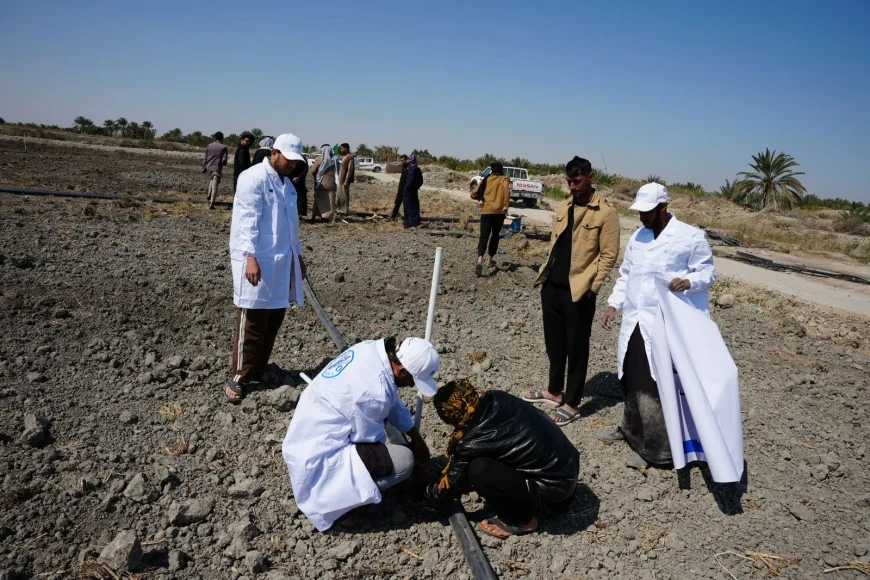 60 منظومة ري بالرش والتنقيط لتعزيز كفاءة المياه في مزارع البصرة