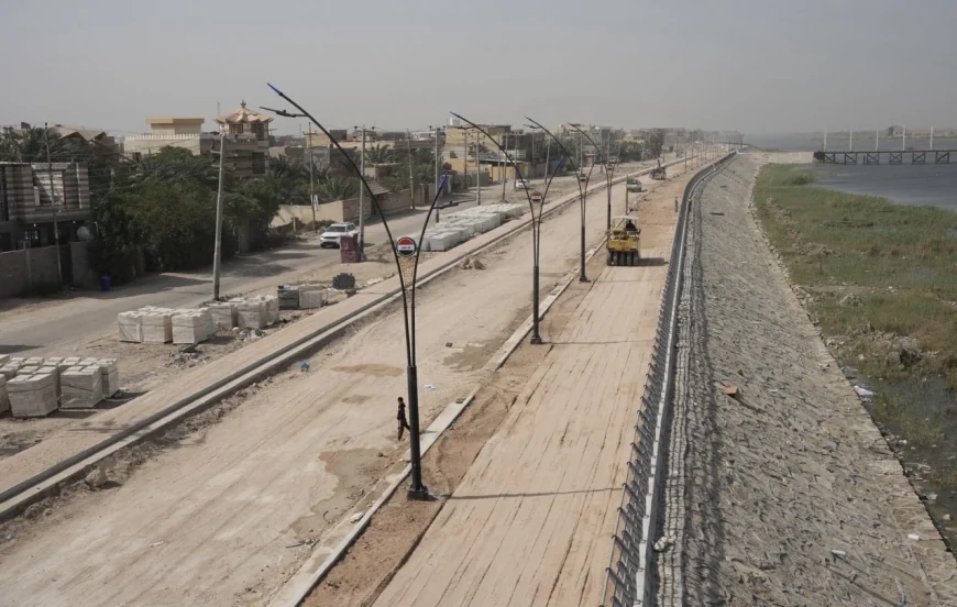 كورنيش المدينة.. لمسة جمال على ضفاف الفرات تكتمل ملامحها قبل عيد الفطر