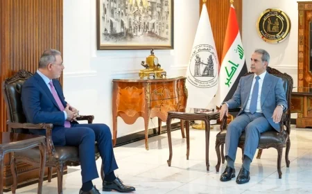 رئيس مجلس القضاء الأعلى يستقبل رئيس الأمن الوطني الجديد ويبحث معه التنسيق في القضايا التحقيقية