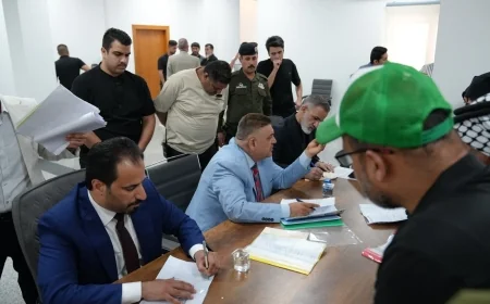 تنفيذاً لتوجيهات المحافظ.. نائب محافظ البصرة ومدير مكتبه يتفقدان "النافذة الواحدة" لتسريع إنجاز معاملات المواطنين