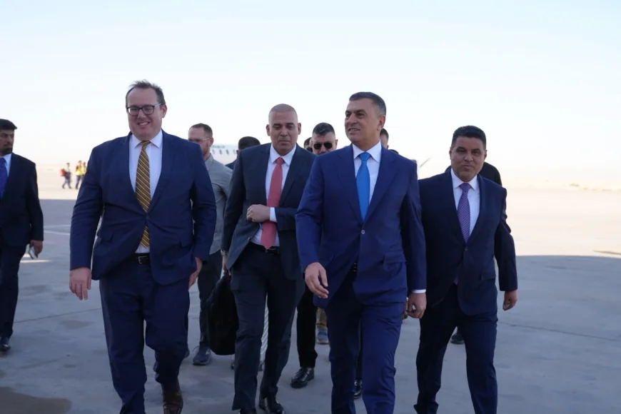 العيداني يستقبل القائم بأعمال سِفارة الولايات المُتَّحِدة الأمريكيّة في العراق