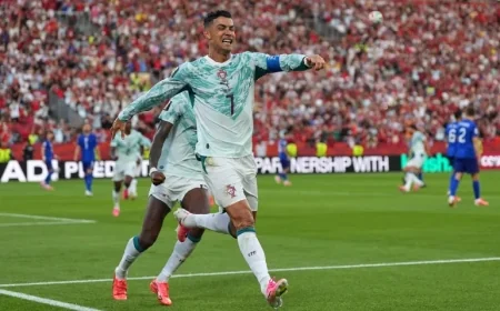 البرتغال تقصي كرواتيا برأسية قاتلة وتضرب موعداً مع إسبانيا في ثمن نهائي المونديال