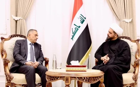 العبودي والخزعلي يشددان على دعم الخطط الحكومية لحصر السلاح ومكافحة الفساد