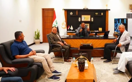 البصرة تبحث استكمال الخدمات للأراضي المخصصة لطياري القوة الجوية وطيران الجيش