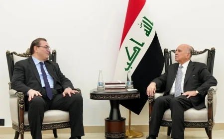 وزير الخارجية يؤكد حرص العراق على مواصلة تعزيز علاقاته مع جمهورية النمسا