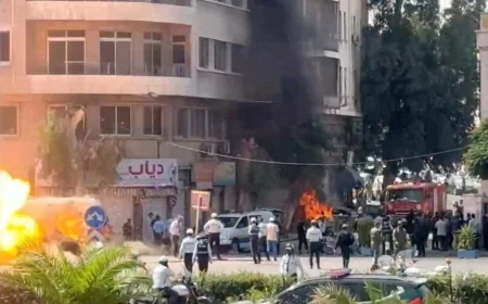 سوريا : إصابة 18 شخصاً بينهم عناصر شرطة في انفجار عبوتين ناسفتين بدمشق والتحقيقات مستمرة