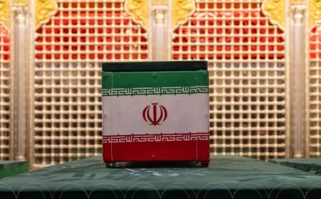 إقامة الصلاة على جثمان السيد الشهيد الخامنئي بالصحن العلوي الشريف