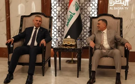 العيداني يستقبل وكيل وزير الداخلية حسين العوداي