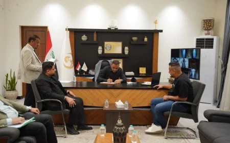 نائب محافظ البصرة يبحث تعزيز دعم المستشفى البيطري لمواجهة الحمى النزفية