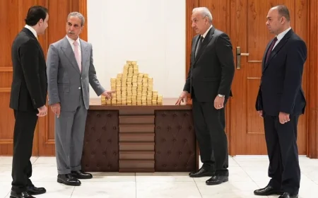 القضاء العراقي يعلن استرداد 375 كيلوغراماً من الذهب في قضية وكيل وزارة النفط السابق