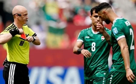 "فيفا" يفرض غرامة مالية على العراق بقيمة 60 ألف دولار بسبب بطاقات المونديال