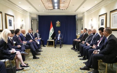 الزيدي يعلن من واشنطن خطة طموحة للتنوع الاقتصادي ومؤسسة أمريكية تبدي جاهزيتها لتمويل المشاريع الاستثمارية بالعراق