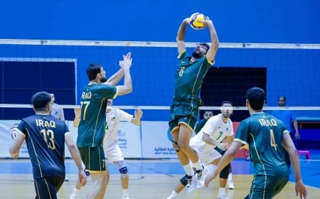 منتخبنا الوطني لكرة الطائرة يحقق فوزًا مستحقًا على نظيره السعودي
