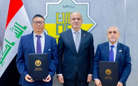 النفط توقّع عقداً مع سينوبك الصينية لاجراء المسح الزلزالي لرقعة عدان بالمثنى