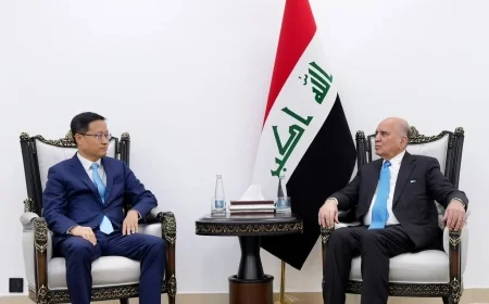 وزير الخارجية يبحث مع سفيرالصين تعزيز العلاقات الثنائية والتنسيق السياسي