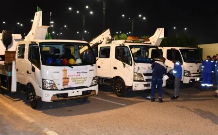 توزيع كهرباء الجنوب: إنجاز 90% من مشروع إنارة 860 كم لطرق الزائرين نحو كربلاء