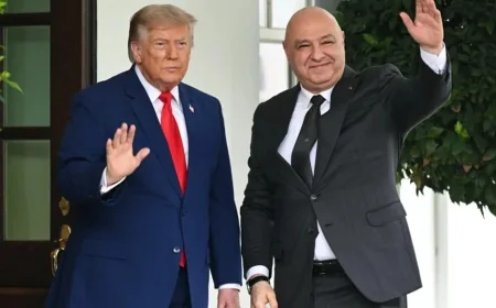 الرئيس الأمريكي يلتقي نظيره اللبناني في البيت الأبيض