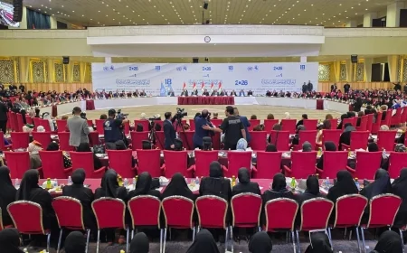 بحضور الرئاسات.. انطلاق المؤتمر الثامن عشر لليوم الإسلامي لمناهضة العنف ضد المرأة