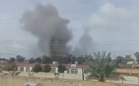 هيئة الحشد في البصرة: إصابة عنصرين إثنين بقصف جوي استهدف مقر القيادة