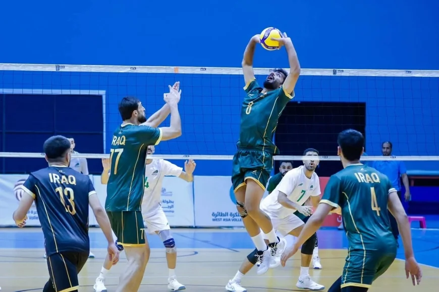 منتخبنا الوطني لكرة الطائرة يحقق فوزًا مستحقًا على نظيره السعودي
