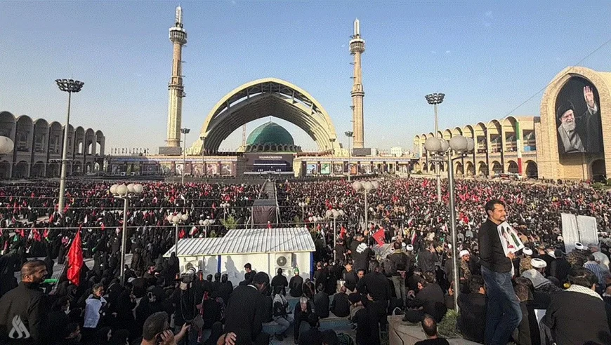 بدء مراسيم التشييع الرسمي الوطني للشهيد السيد علي الخامنئي في طهران