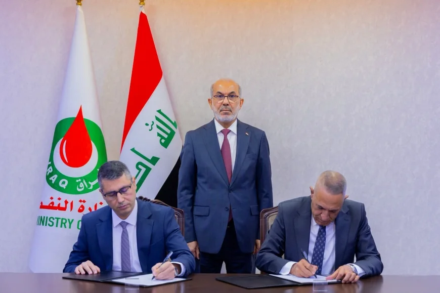 شركة نفط الشمال توقع عقد تطوير حقل حمرين مع شركة HKN