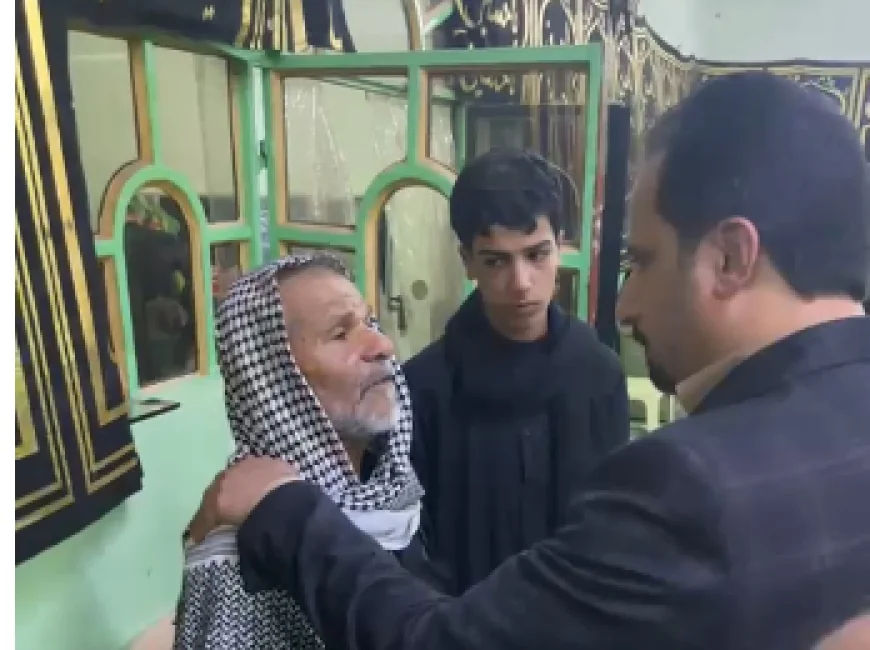 بتوجيه من المحافظ.. النائب الفني لمحافظ البصرة يقدم التعازي لعائلة الصياد الشهيد عبد الله التميمي