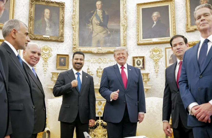 ترمب: علاقتنا مع العراق تحولت من سيئة الى أفضل والزيدي سيكون قائد عظيم في الشرق الأوسط