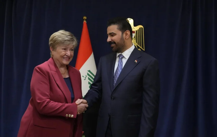 من واشنطن.. الزيدي يبحث مع رئيسة صندوق النقد الدولي إصلاحات الاقتصاد العراقي وتنويع مصادره