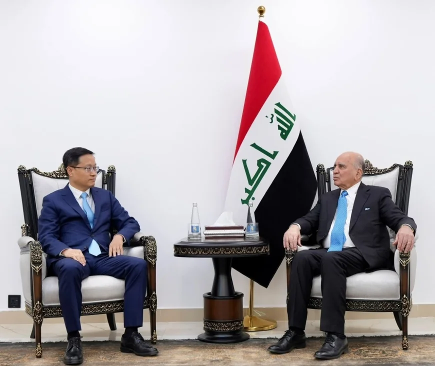 وزير الخارجية يبحث مع سفيرالصين تعزيز العلاقات الثنائية والتنسيق السياسي